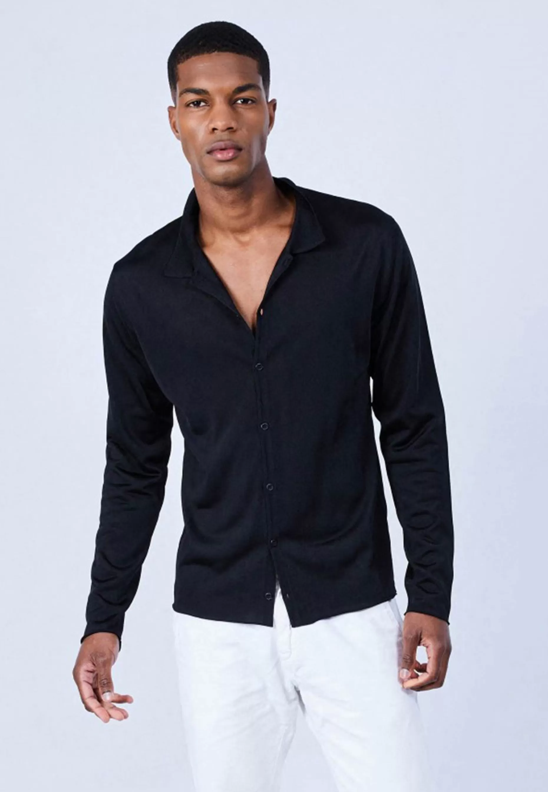 Maison Montagut Chemise Manches Longues En Fil Lumiere - Lazar>Homme Chemises