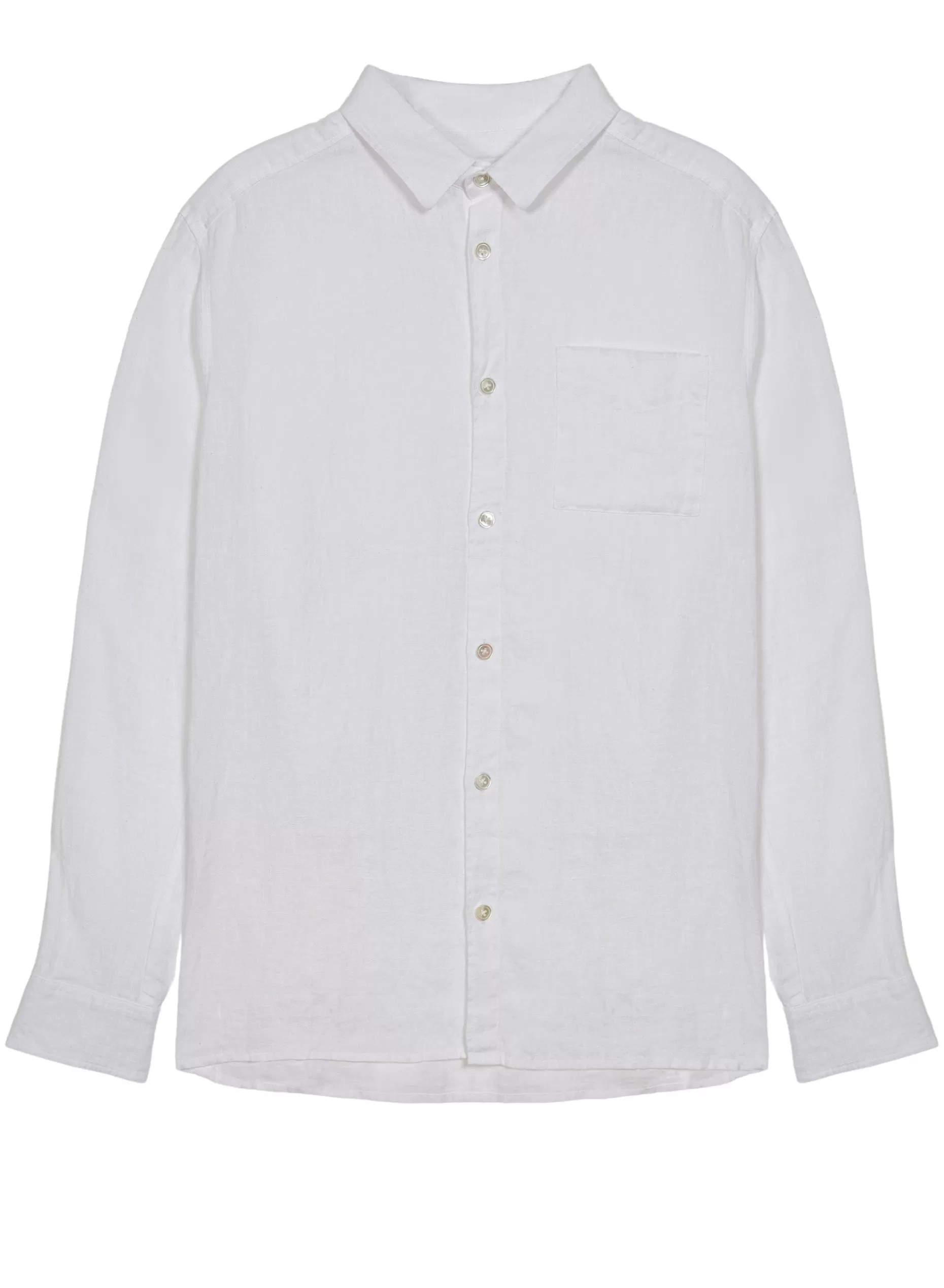 Maison Montagut Chemise Manches Longues En Lin - Robin>Homme Chemises