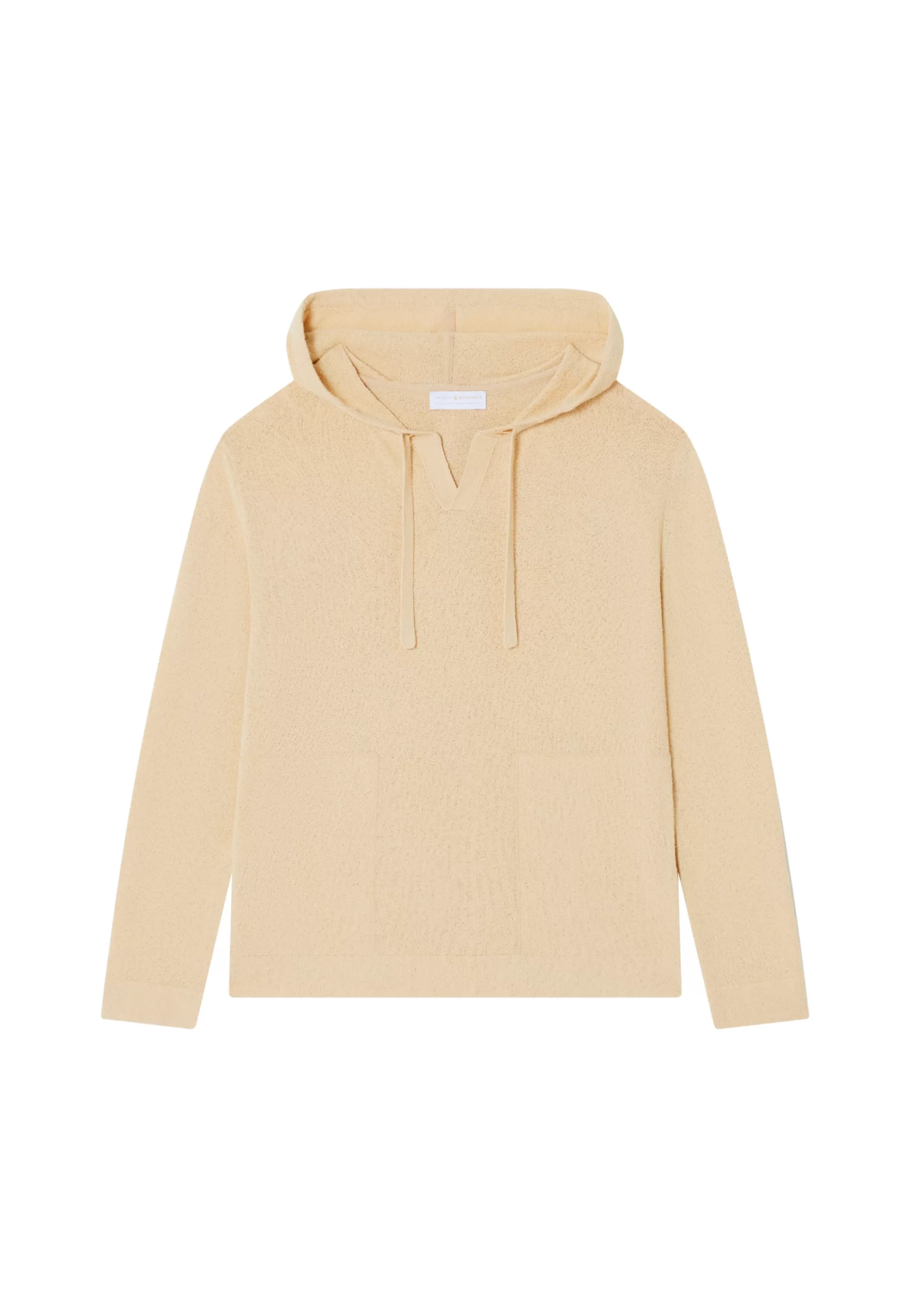 Maison Montagut Hoodie A Poches En Coton Brosse - Doc>Homme Pulls