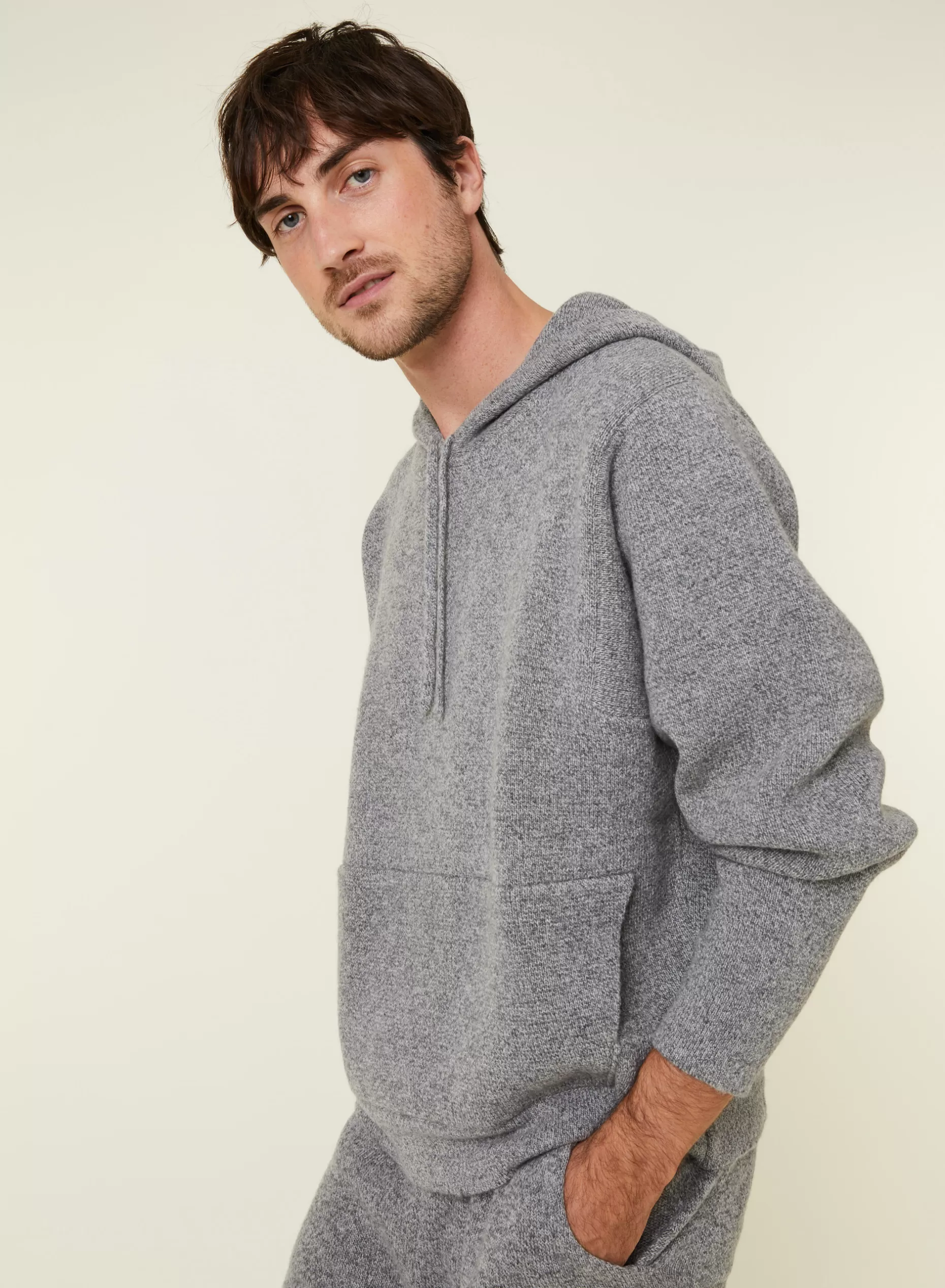 Maison Montagut Hoodie Avec Poches En Laine Et Cachemire - Fabio>Homme Pulls