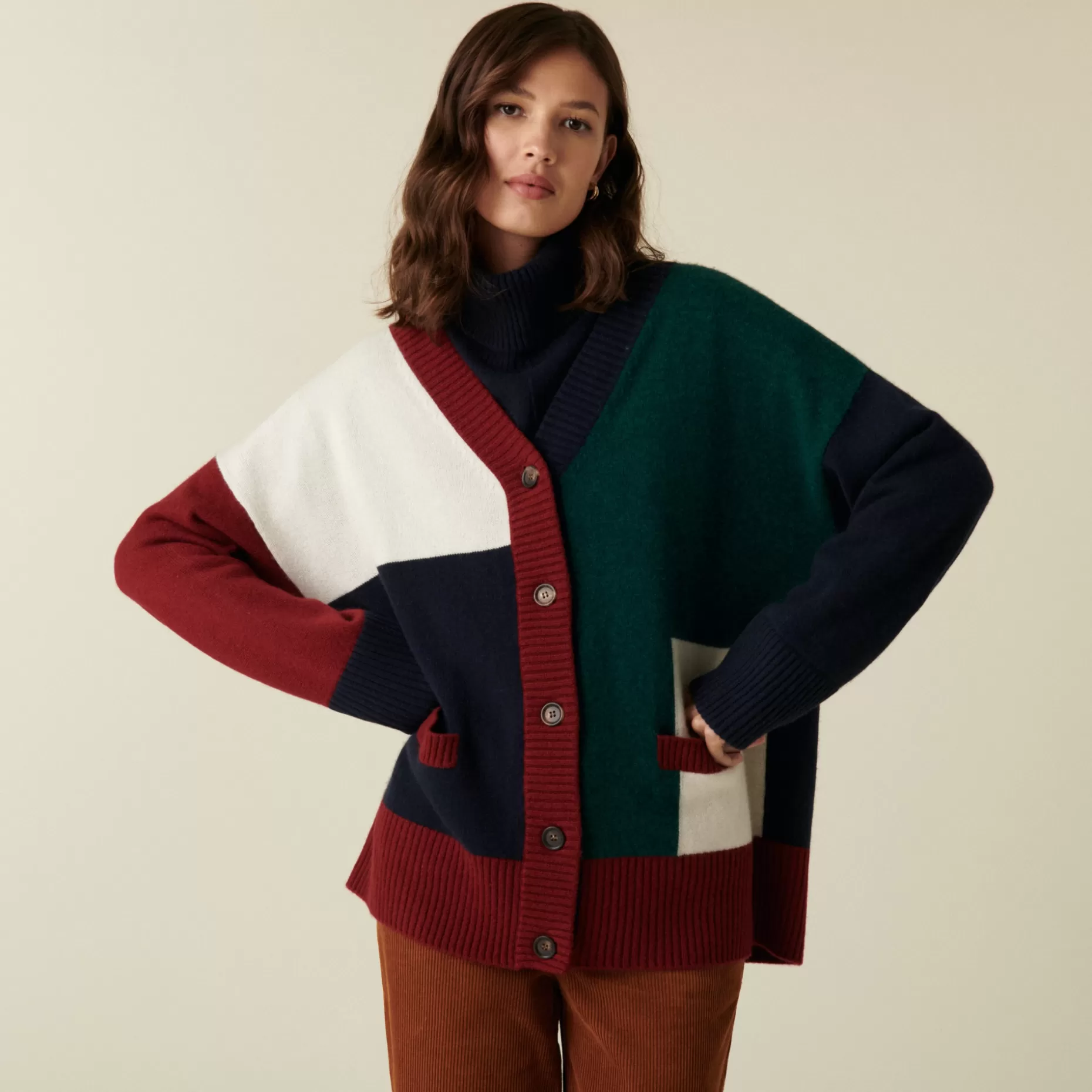 Maison Montagut Long Cardigan Boutonne En Cachemire - Delia>Femme Vestes Et Gilets