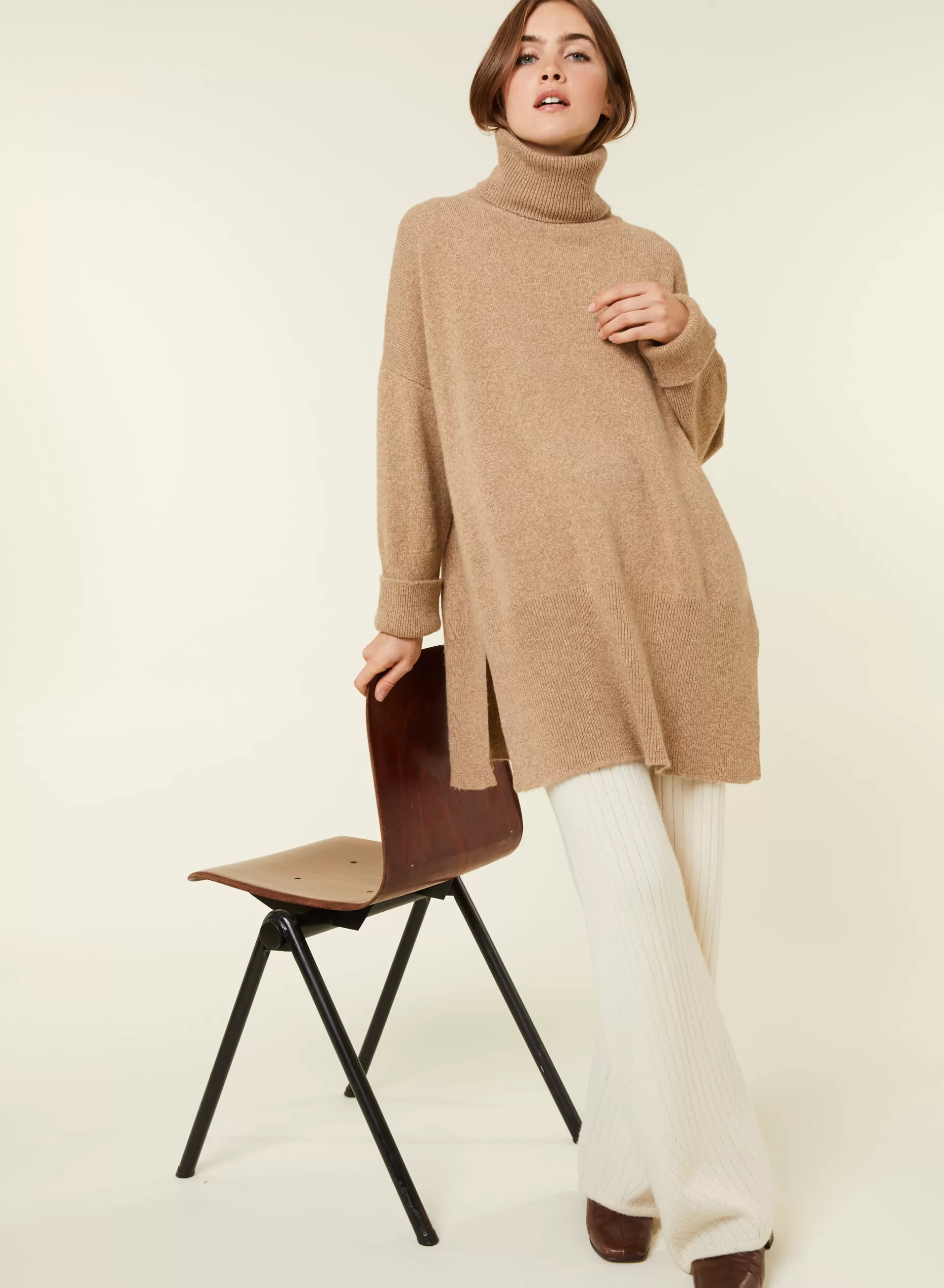 Maison Montagut Long Pull Ample En Laine Et Cachemire - Galice>Femme Pulls