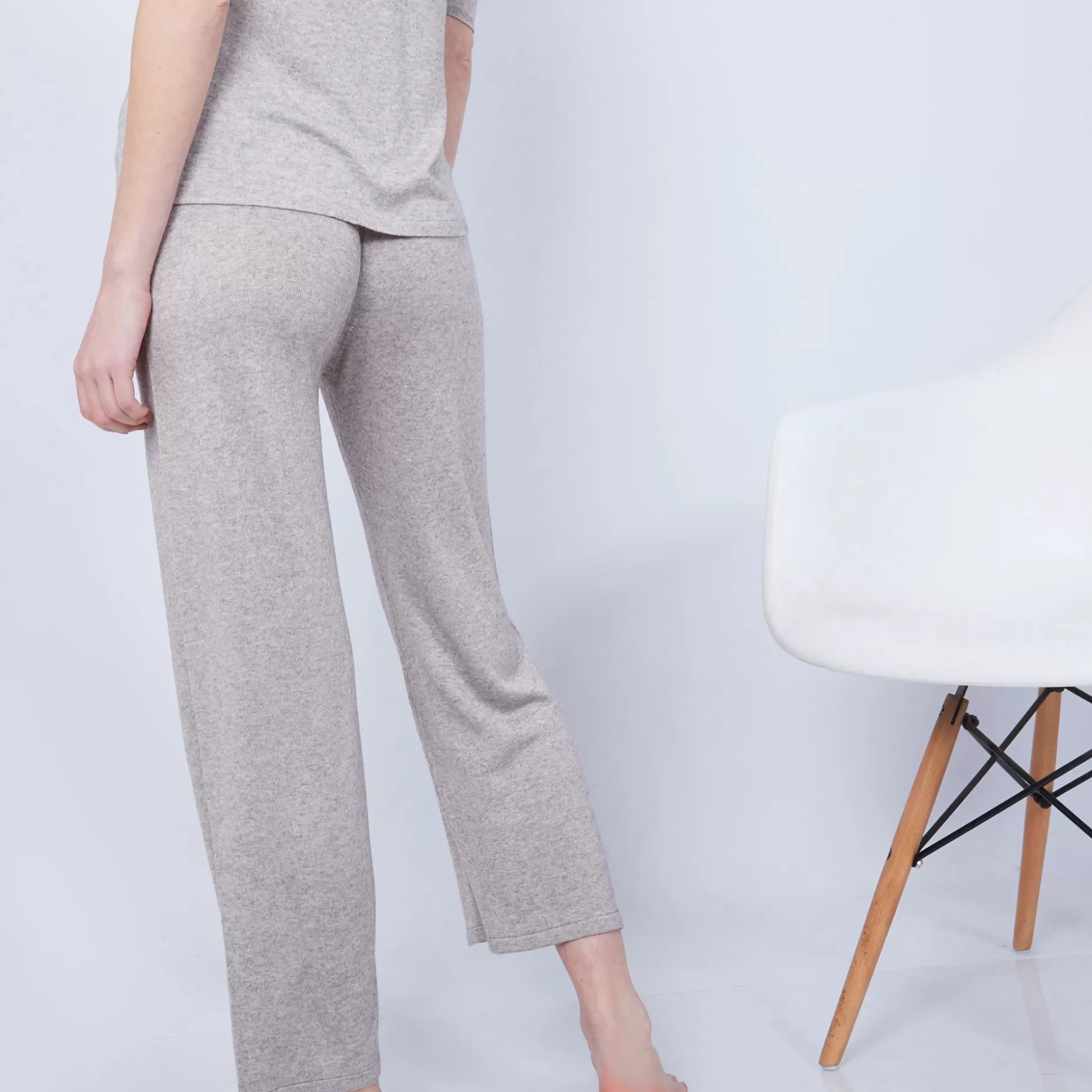 Maison Montagut Pantalon Large En Bambou Cachemire - Hammam>Femme Pantalons