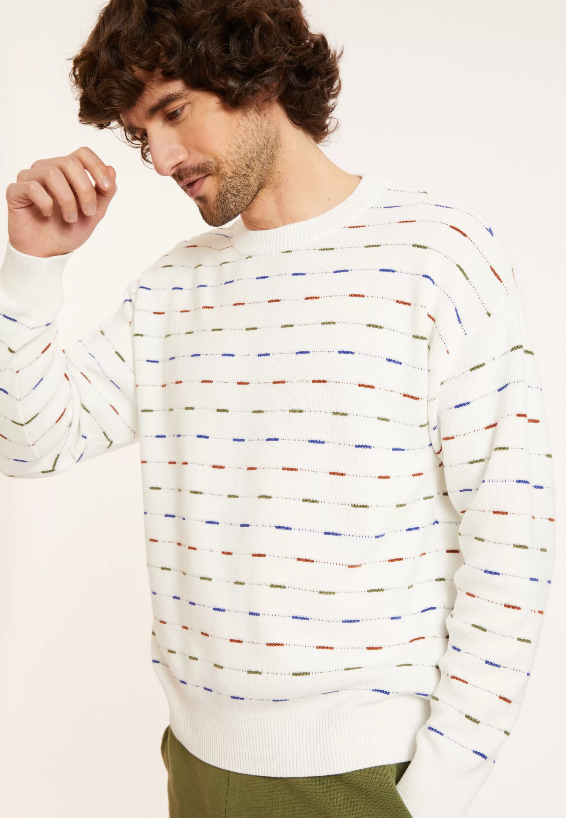 Maison Montagut Pull A Rayures En Coton Bio - Danillo>Homme Pulls