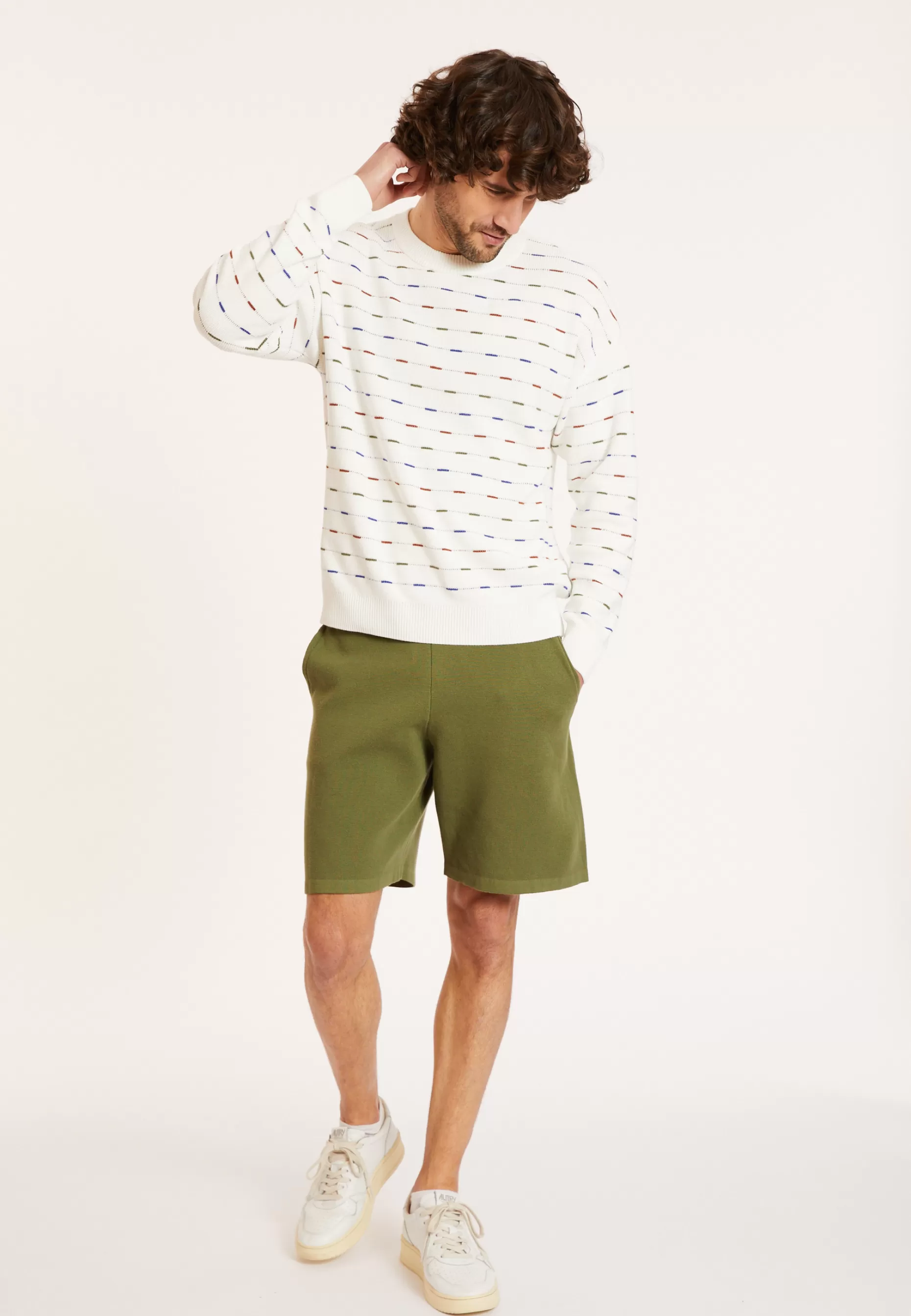 Maison Montagut Pull A Rayures En Coton Bio - Danillo>Homme Pulls