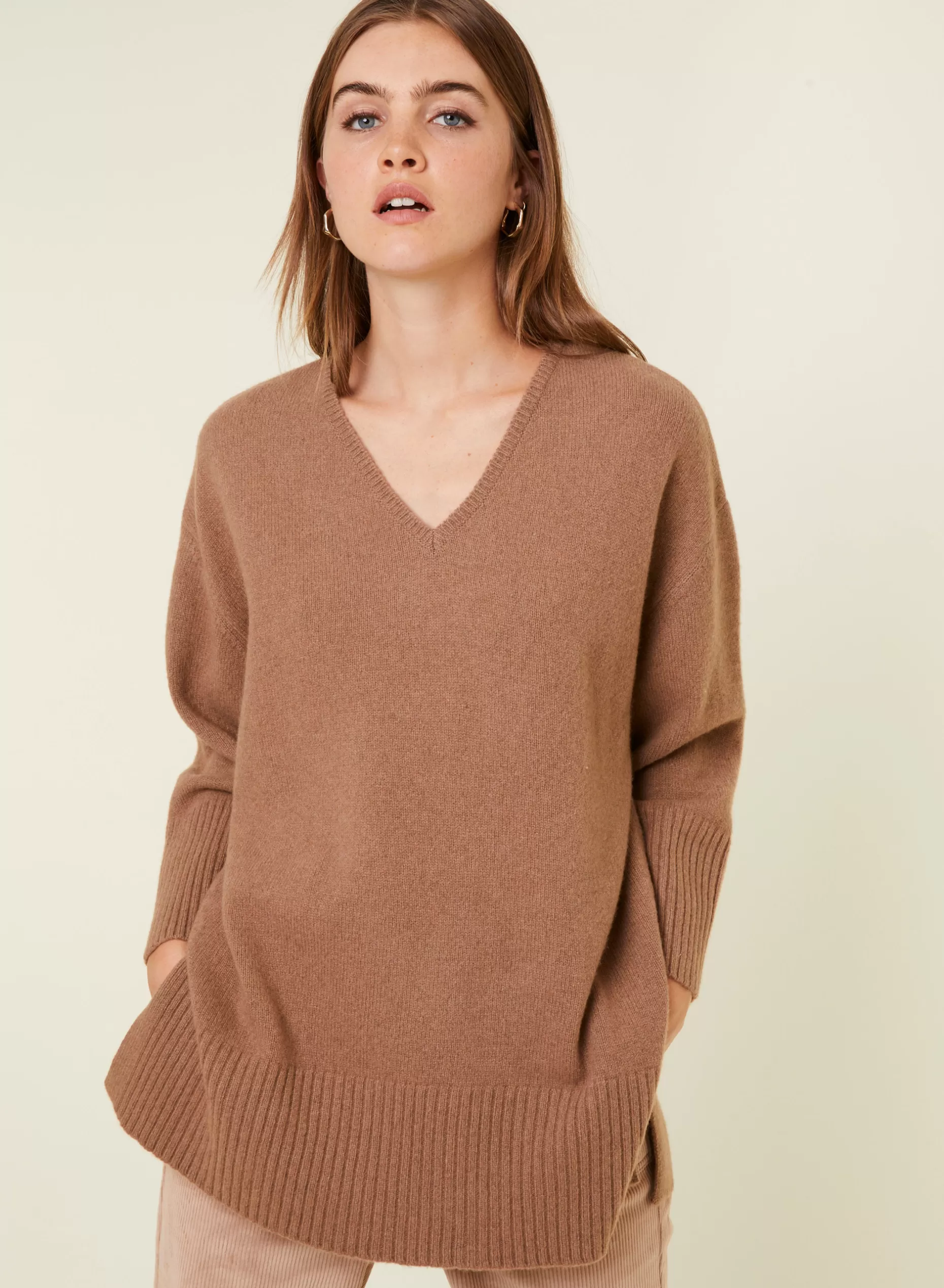 Maison Montagut Pull Ample A Fentes En Cachemire Melange - Darius>Femme Pulls