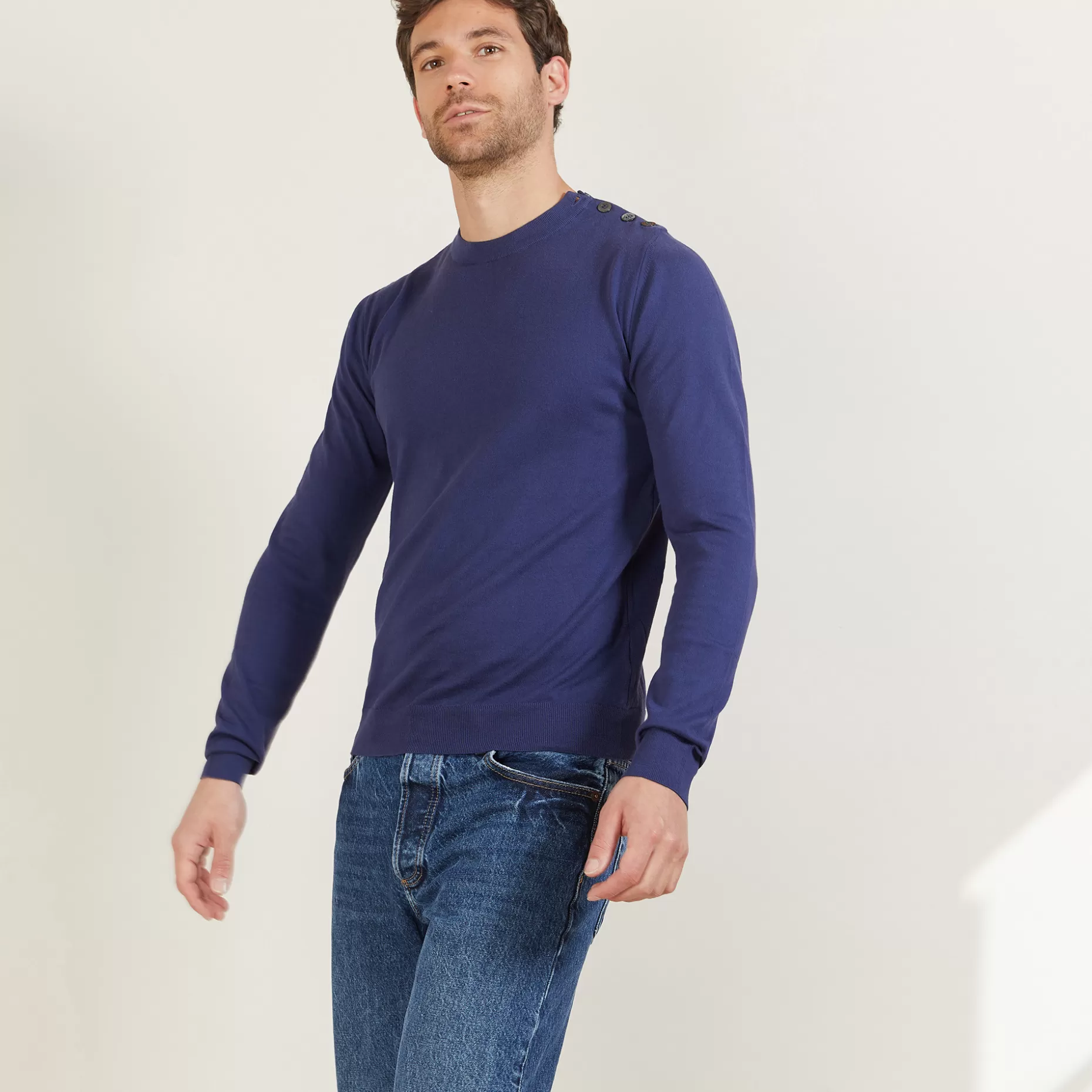 Maison Montagut Pull Boutonne En Coton - Bonze>Homme Pulls