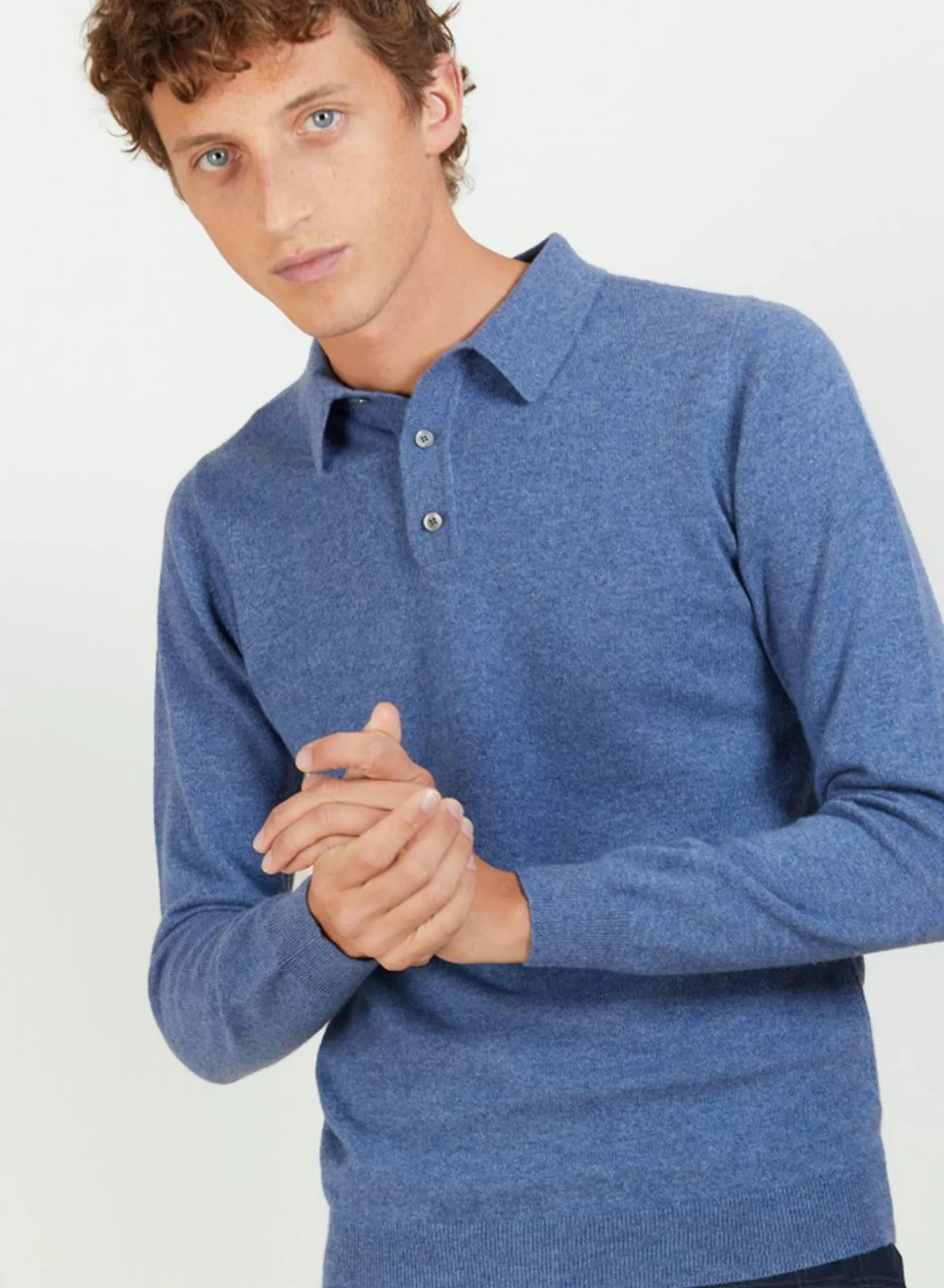 Maison Montagut Pull Col Polo En Cachemire - Billy>Homme Polos