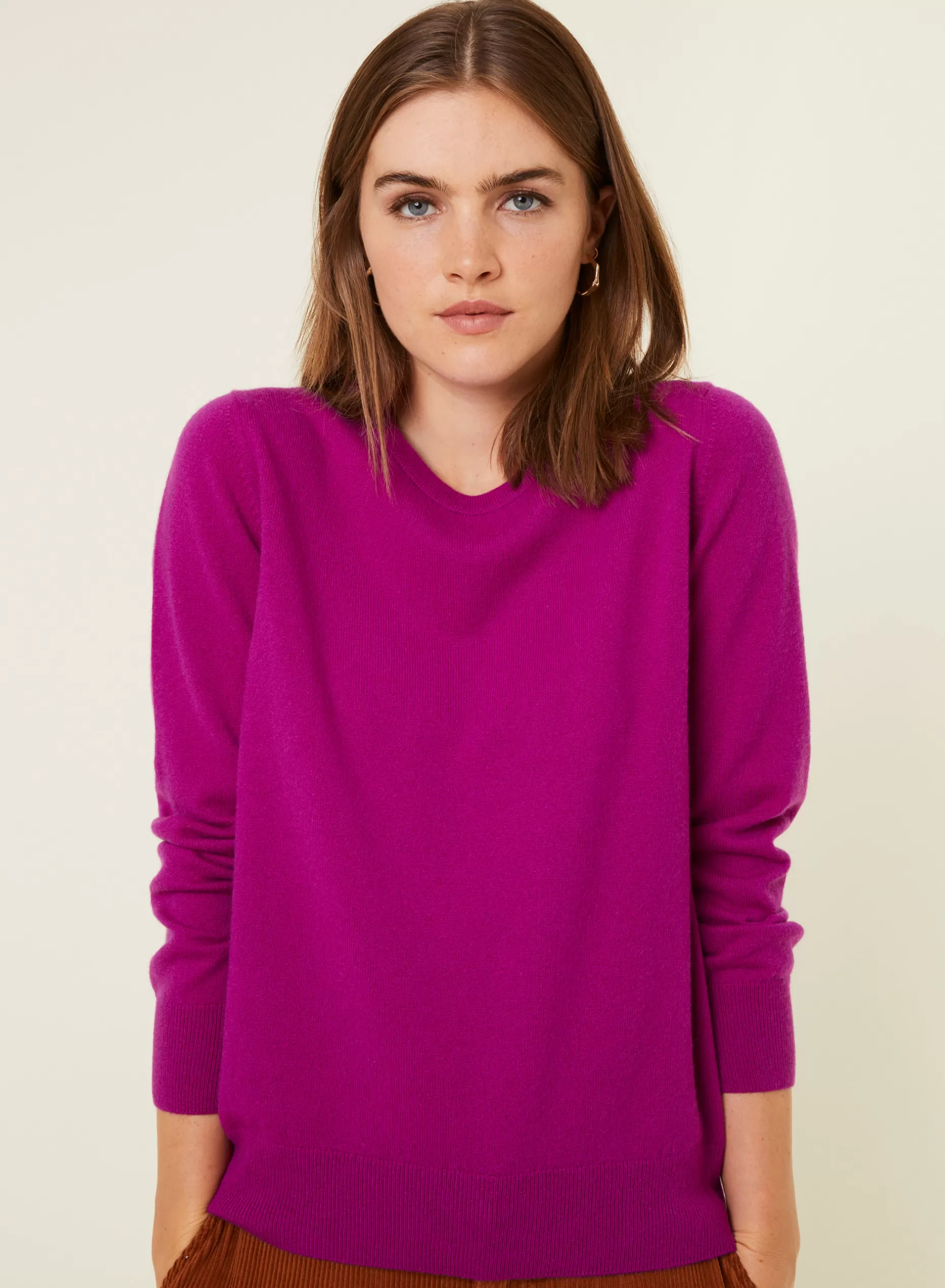 Maison Montagut Pull Col Rond En Cachemire - Abeline>Femme Pulls