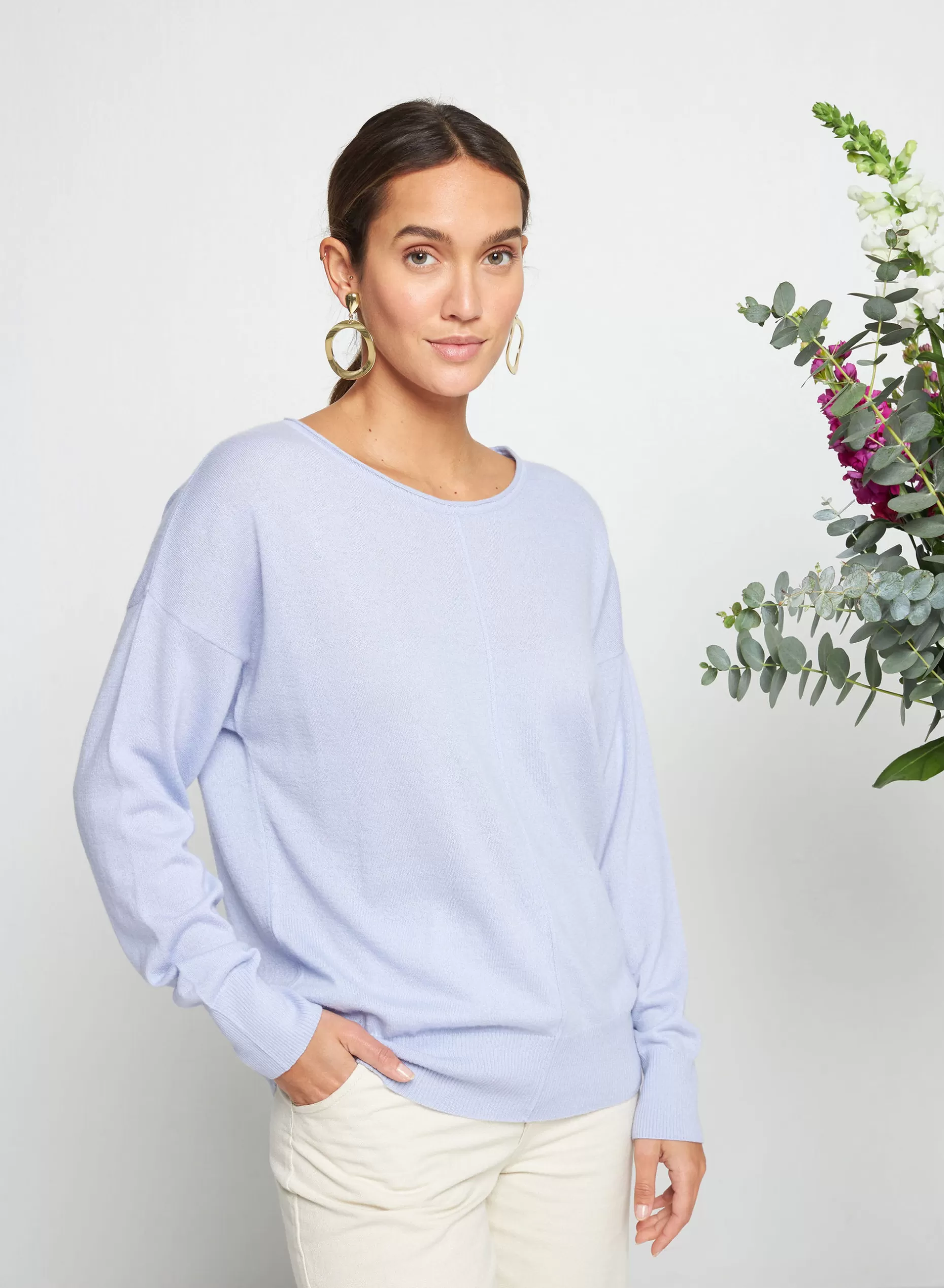 Maison Montagut Pull Col Rond En Cachemire Light - Soraya>Femme Pulls