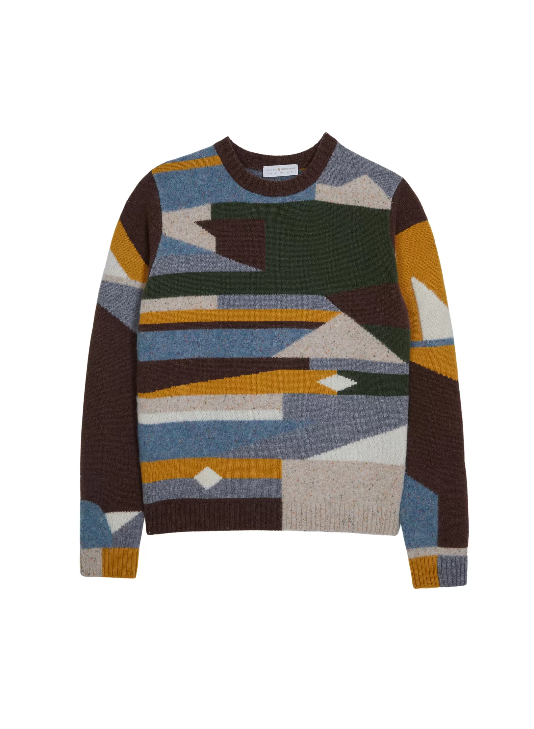 Maison Montagut Pull Col Rond En Cachemire Superbowl - Florian>Homme Pulls