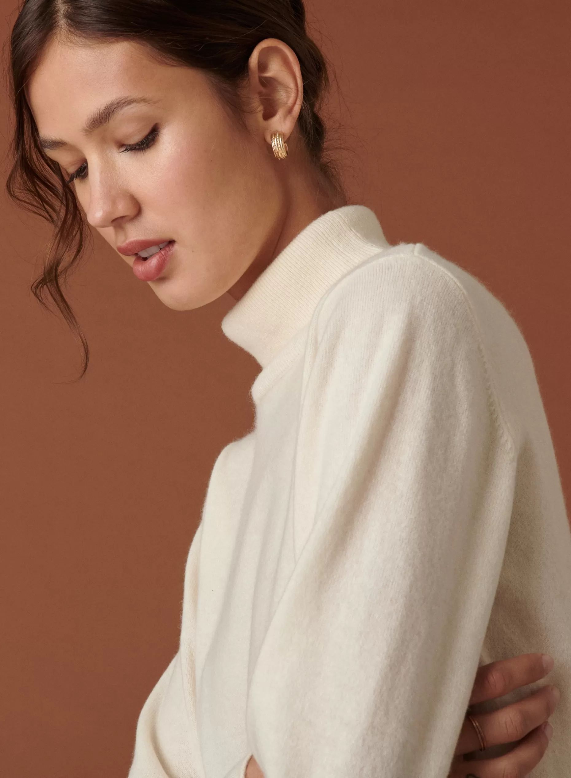 Maison Montagut Pull Col Roule En Cachemire - Abesse>Femme Pulls