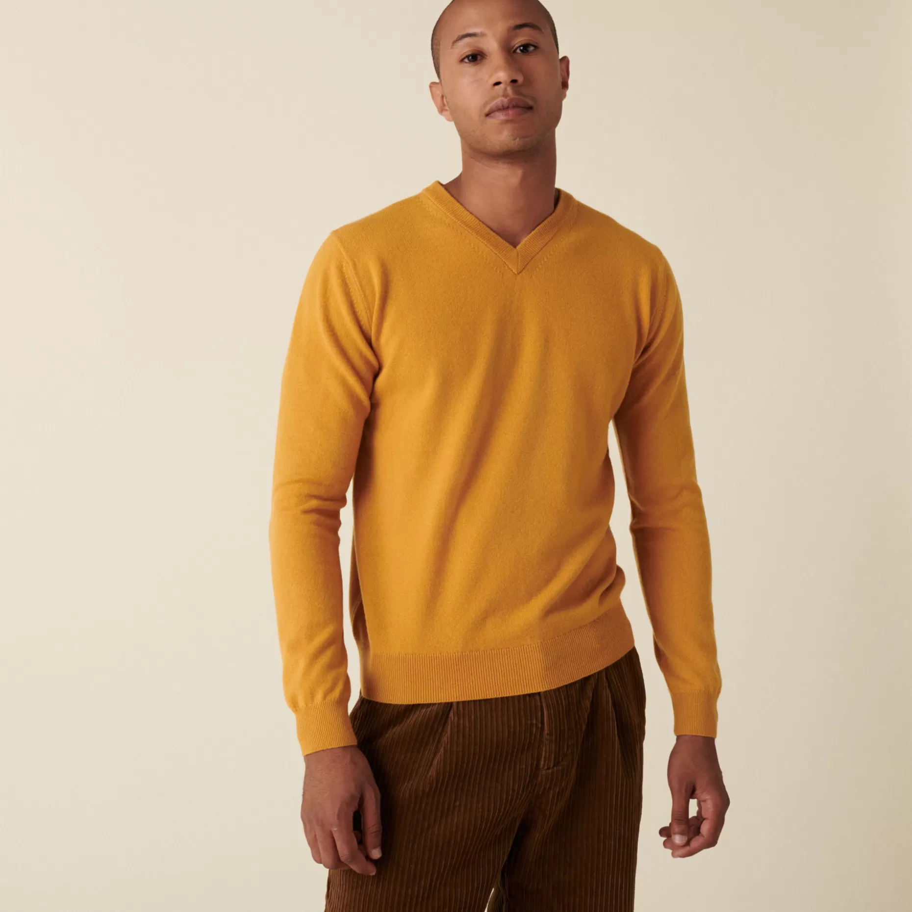 Maison Montagut Pull Col V En Cachemire - Evann>Homme Pulls