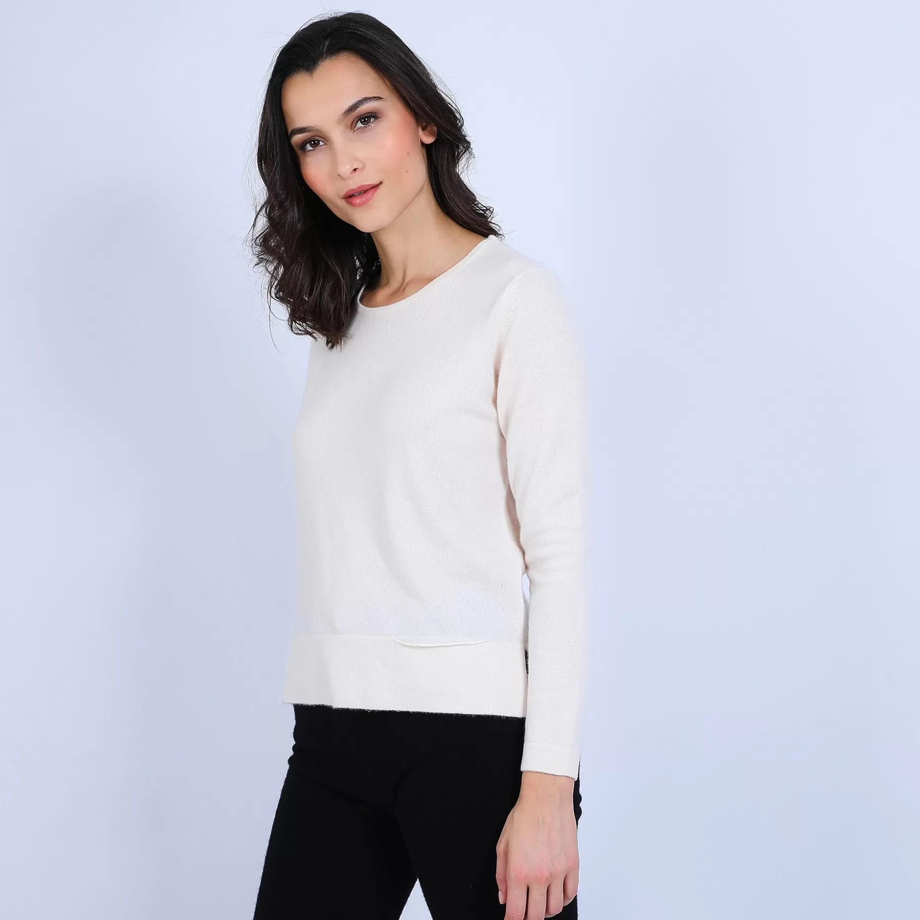 Maison Montagut Pull Court Fentes Cotes En Cachemire - Ophelie>Femme Pulls