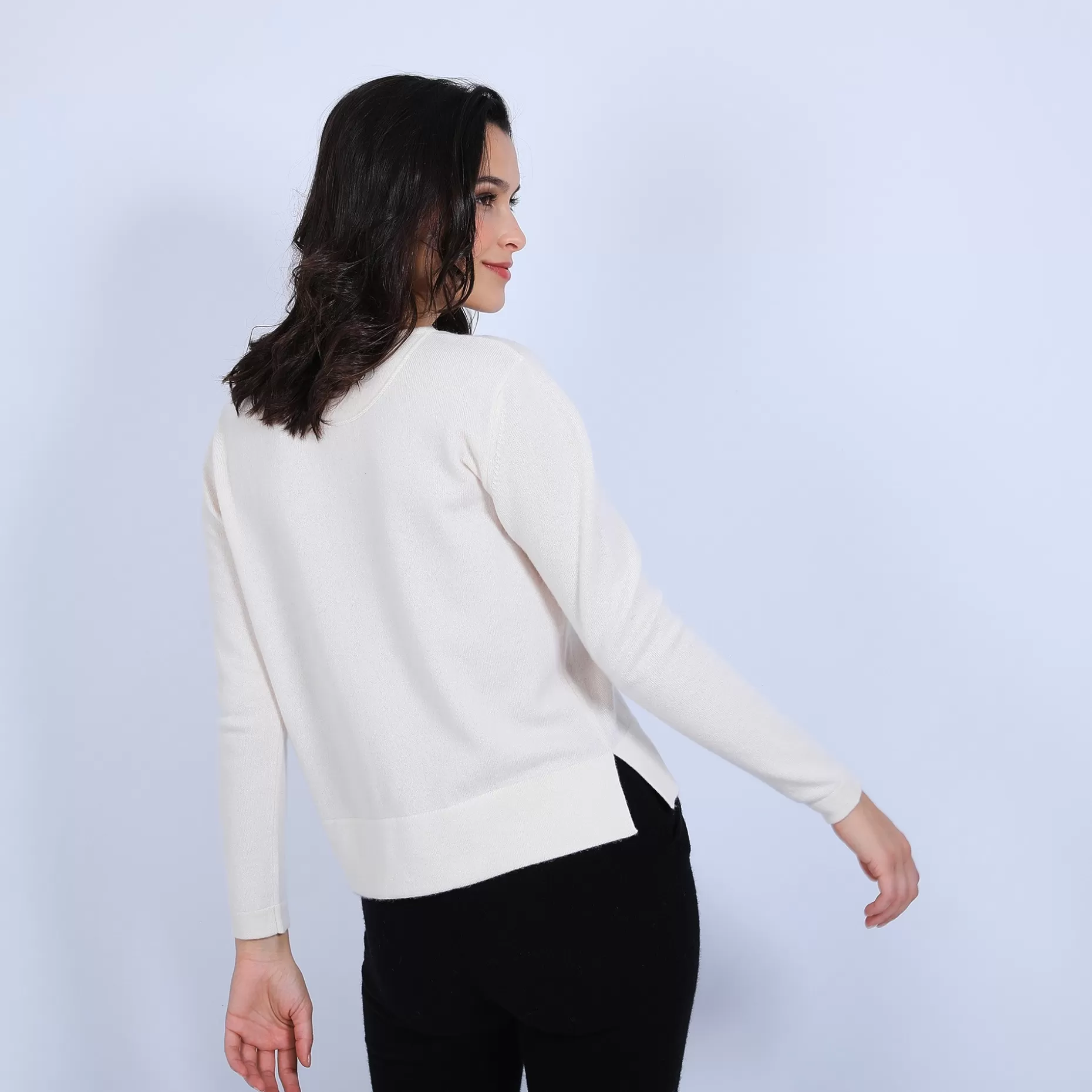 Maison Montagut Pull Court Fentes Cotes En Cachemire - Ophelie>Femme Pulls