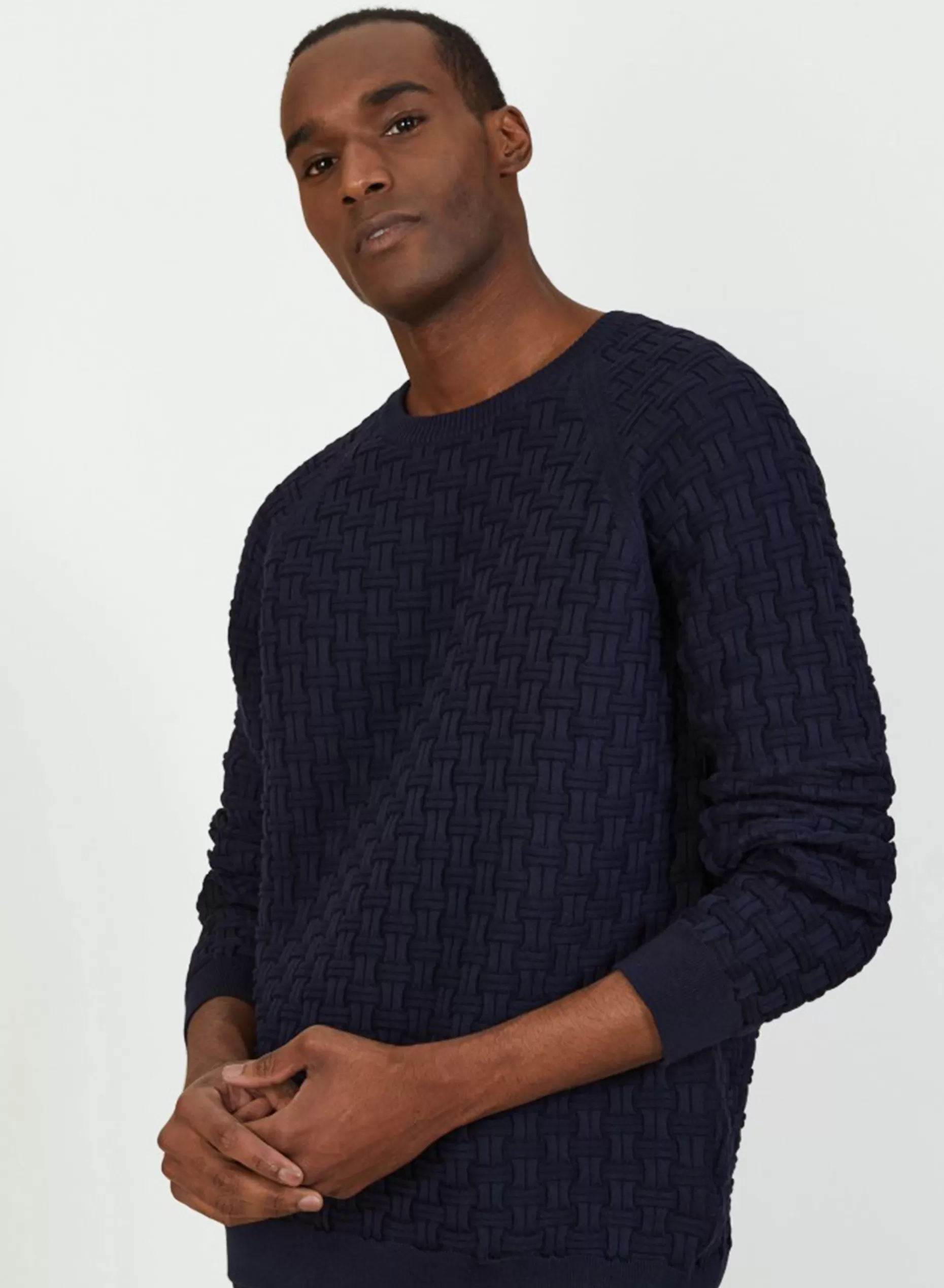 Maison Montagut Pull Manches Raglan En Coton Bio - Pepino>Homme Pulls