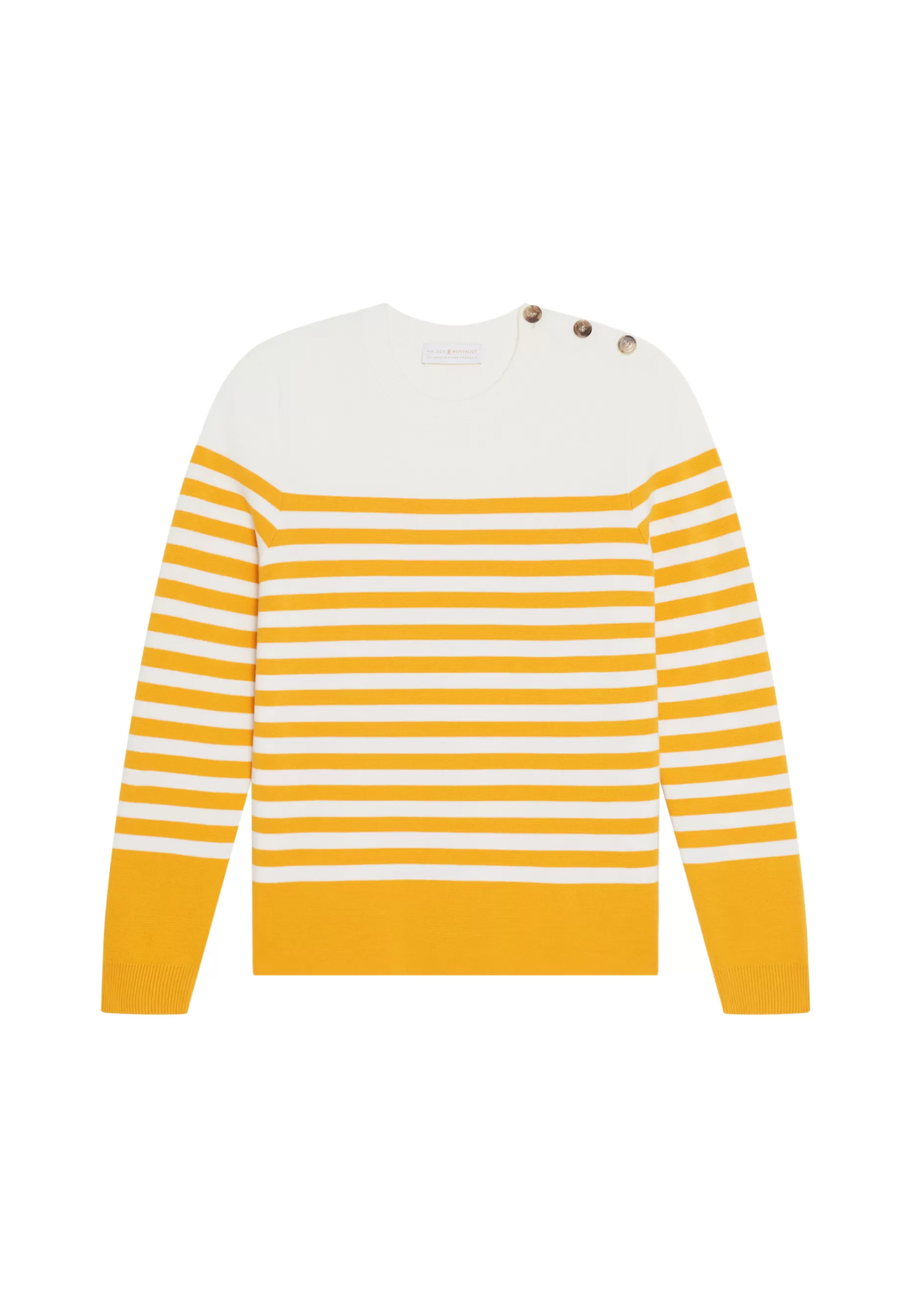 Maison Montagut Pull Mariniere En Coton - Dory>Homme Pulls