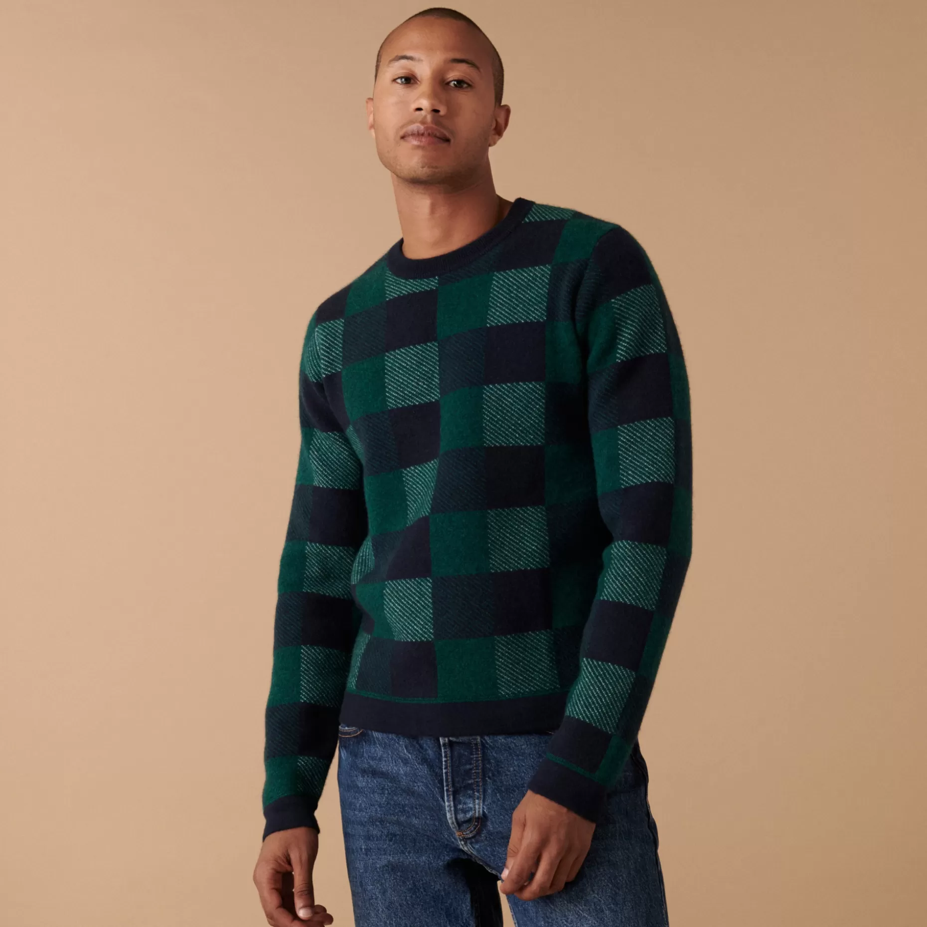 Maison Montagut Pull Motif Damier En Cachemire - Amadeo>Homme Pulls