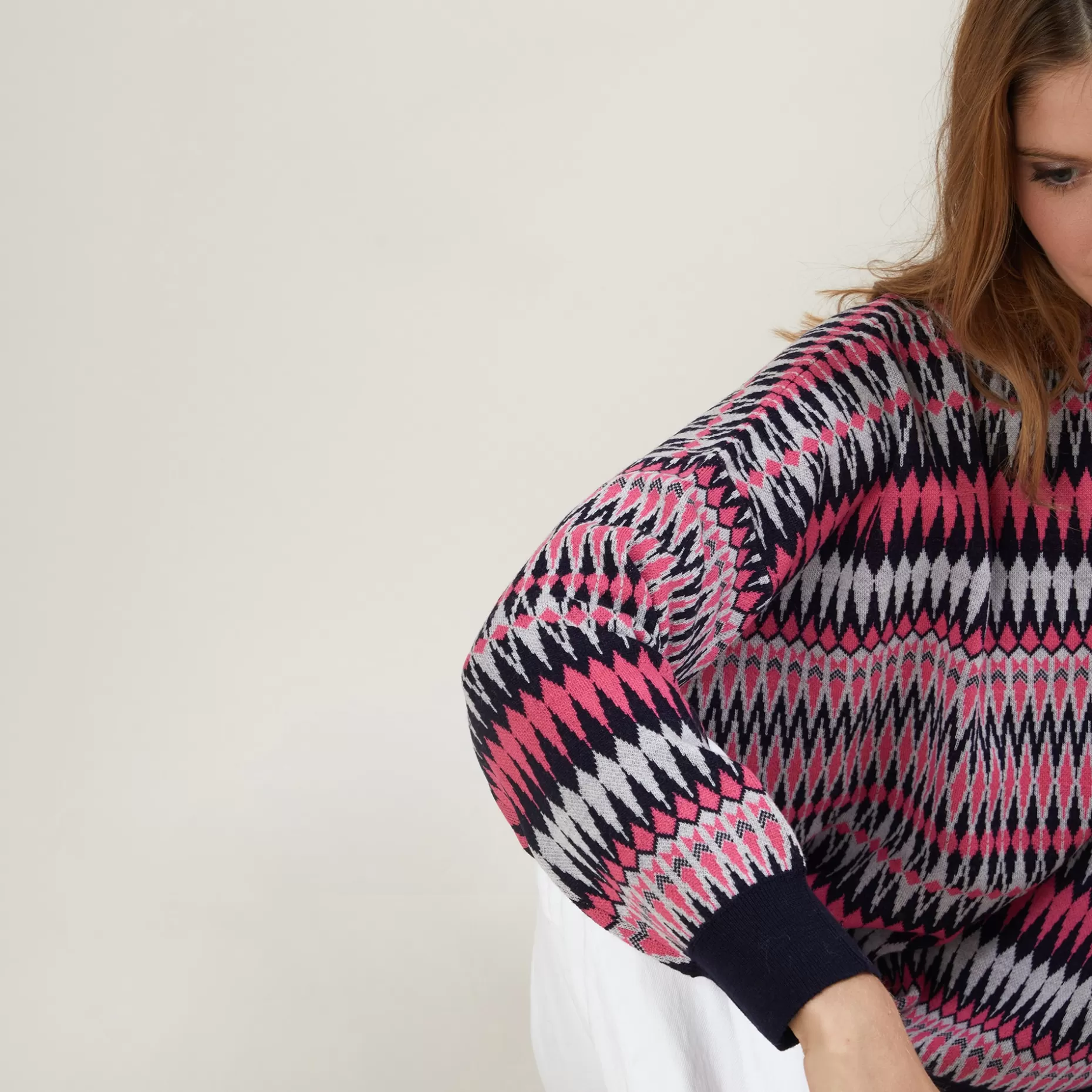 Maison Montagut Pull Motifs Azteques En Laine - Fidji>Femme Pulls