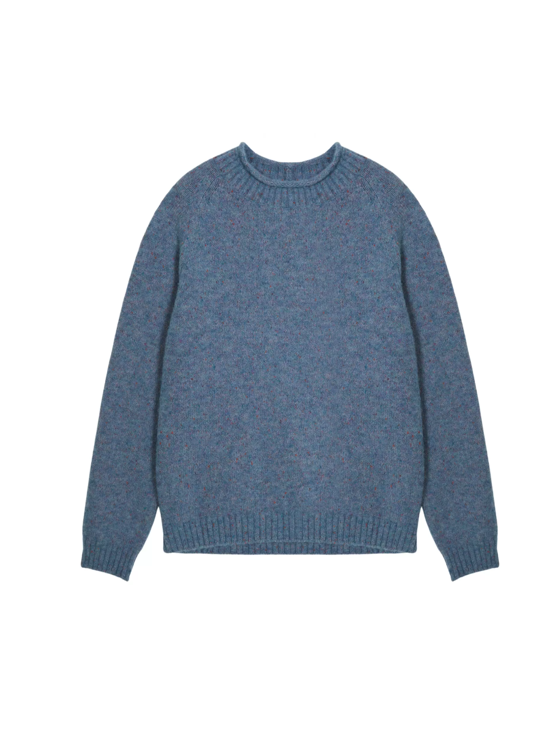 Maison Montagut Pull Ras De Cou Chine En Laine Melangee - Ferdinand>Homme Pulls