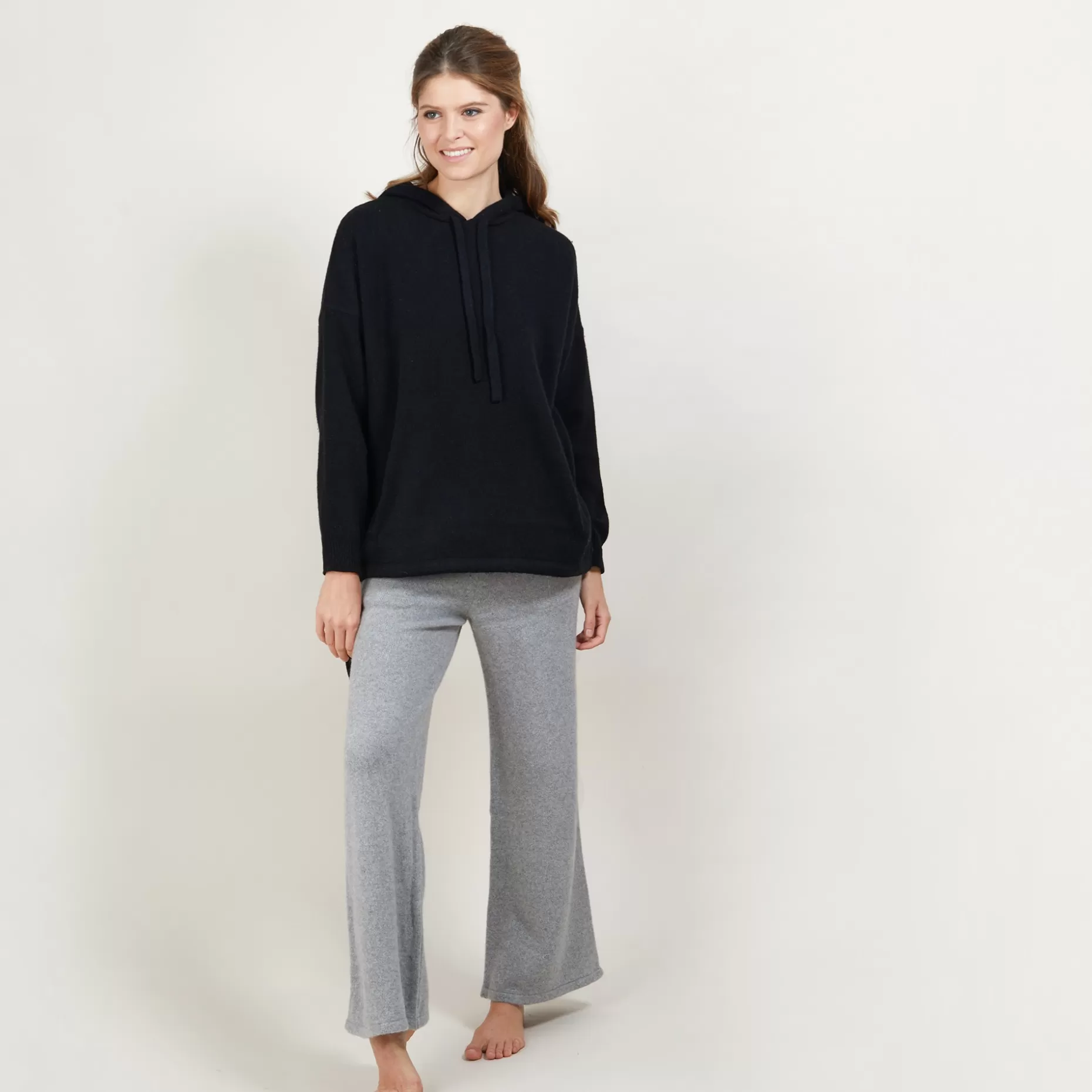 Maison Montagut Sweat A Capuche En Cachemire Et Laine Recycles - Gala>Femme Pulls