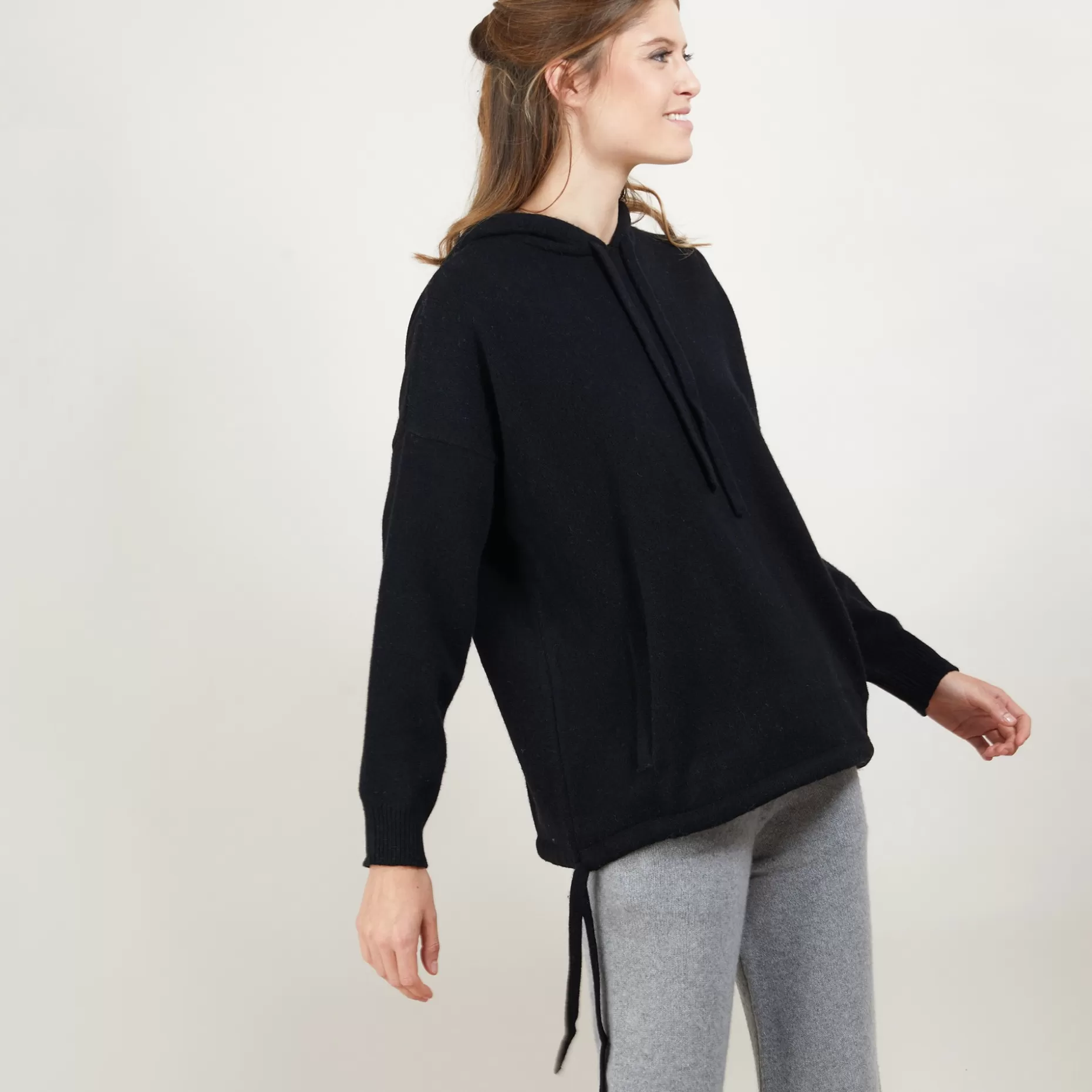 Maison Montagut Sweat A Capuche En Cachemire Et Laine Recycles - Gala>Femme Pulls