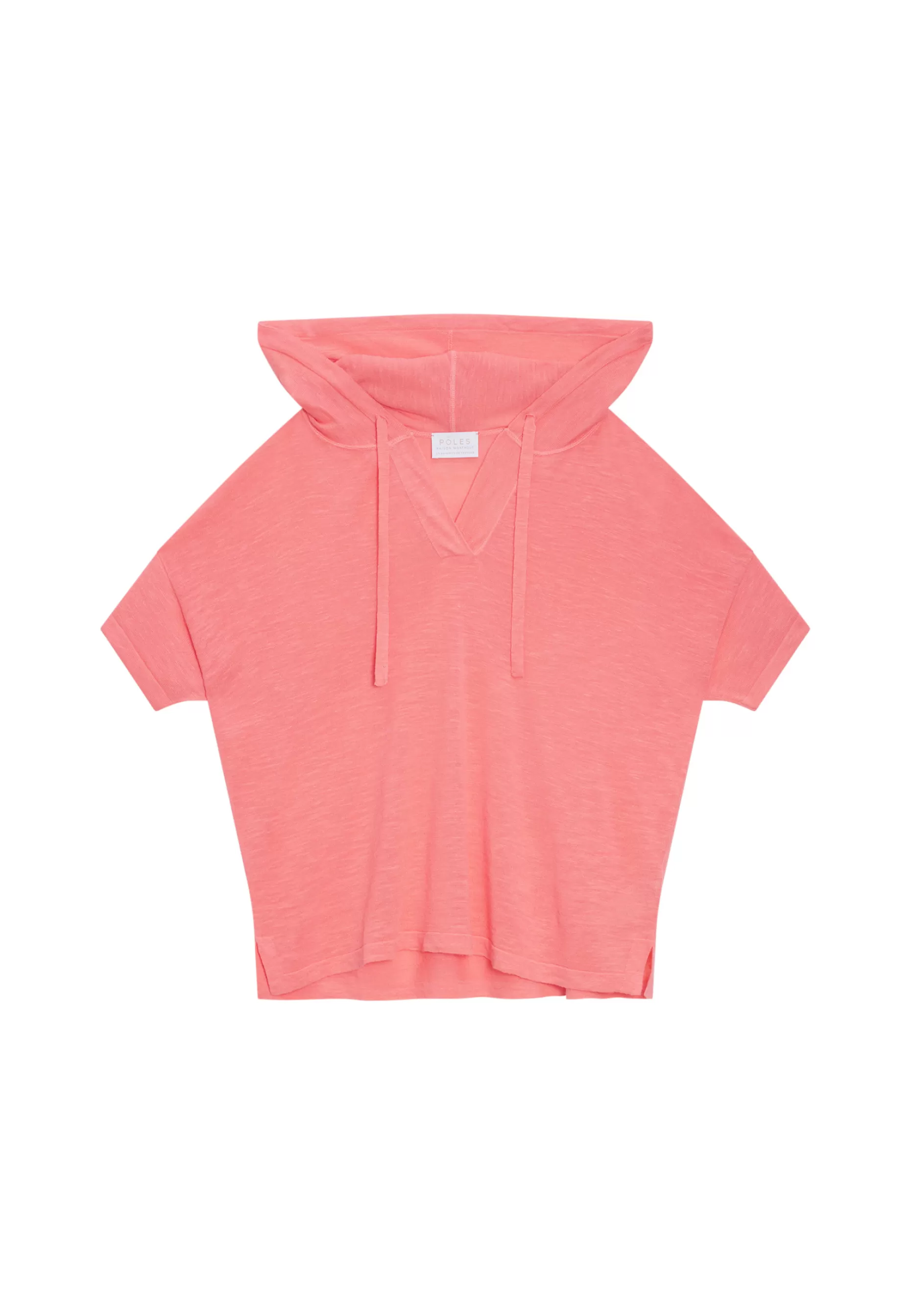 Maison Montagut Sweat A Capuche En Lin Flamme - Pivoine>Femme T-Shirts