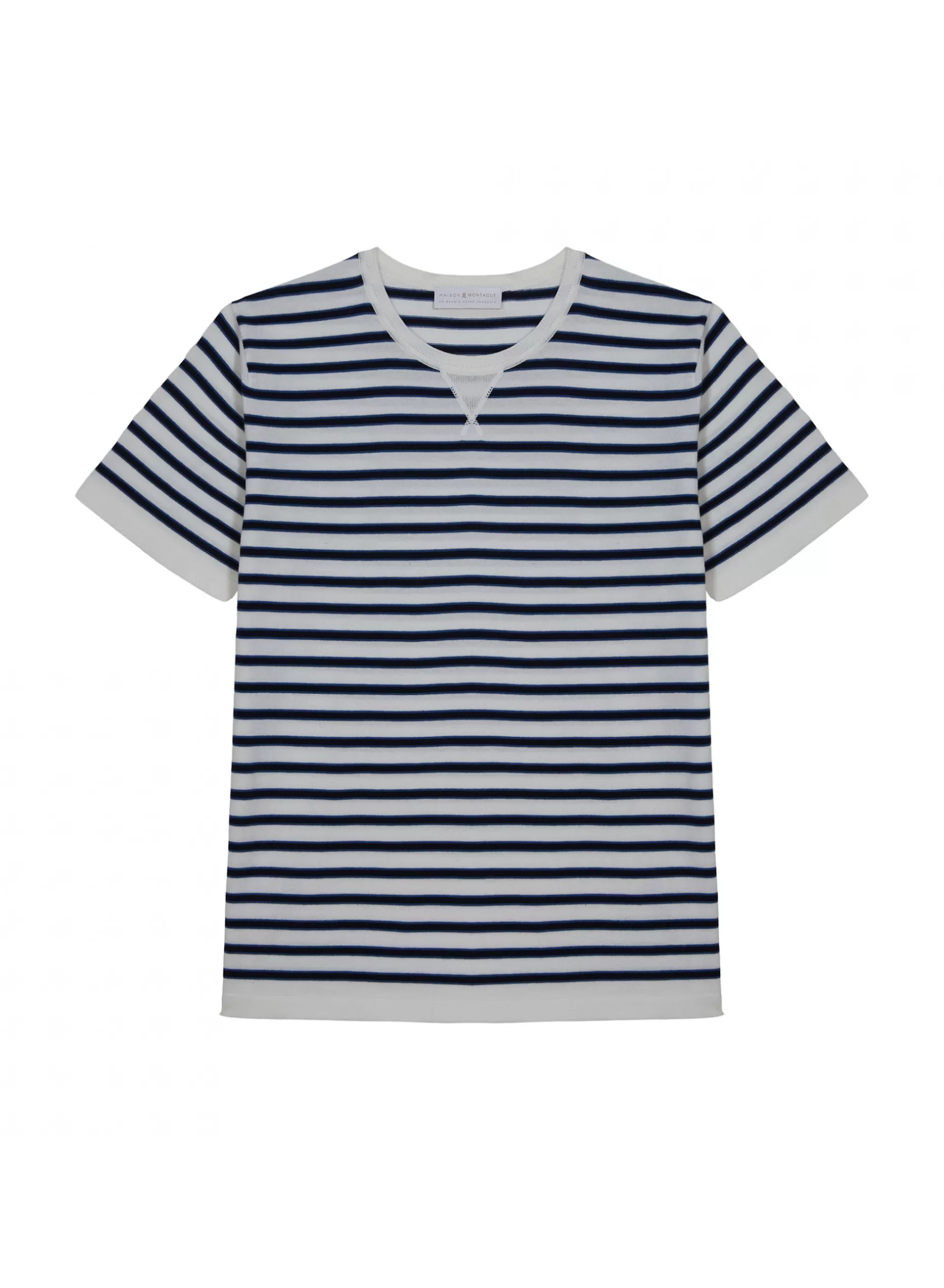 Maison Montagut T-Shirt A Rayures En Coton Bio - Rime>Homme T-Shirts