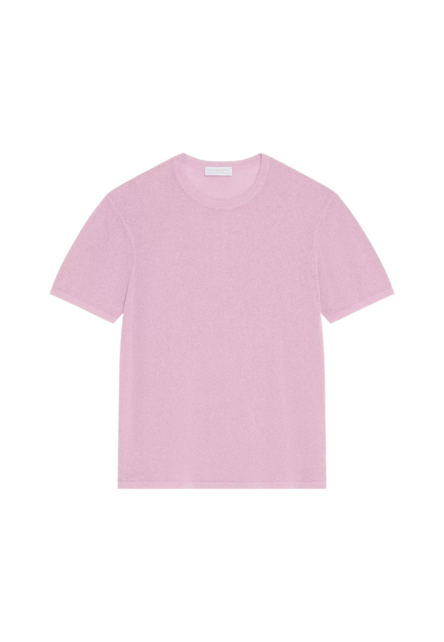 Maison Montagut T-Shirt Col Rond En Coton Brosse - Don>Homme T-Shirts