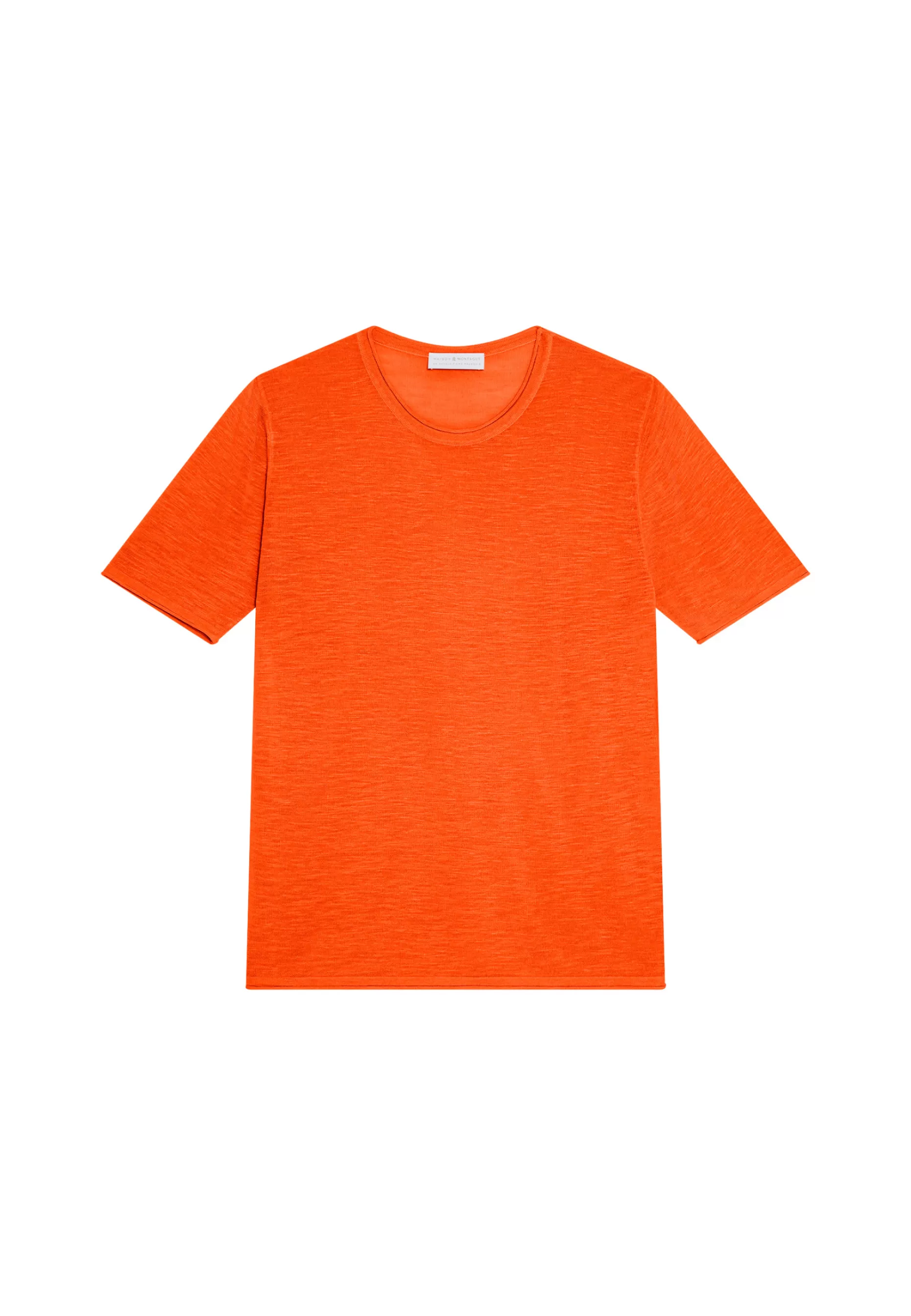 Maison Montagut T-Shirt Col Rond En Lin Flamme - Renaud>Homme T-Shirts